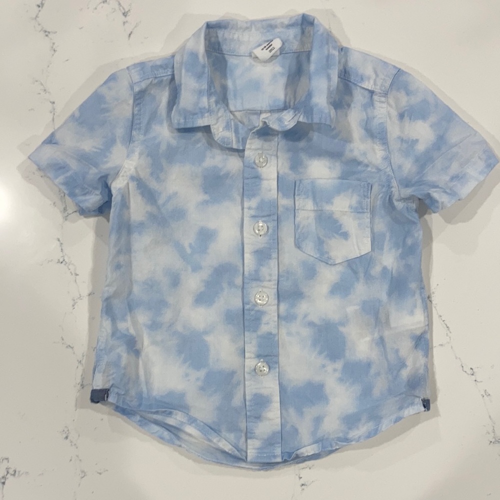 Gap boys button down tee shirt